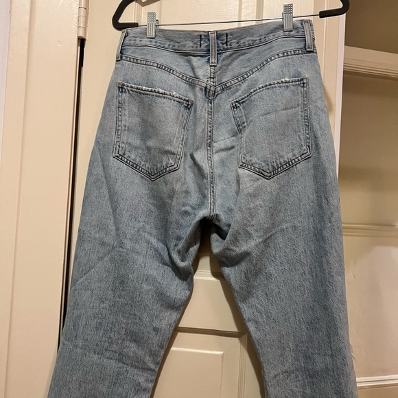 Agolde Riley High Rise Straight Crop - Picture 6 of 6